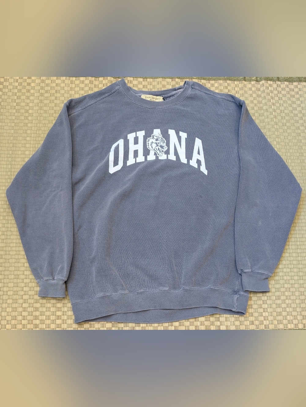 Darc Sport Limited Edition 373 of 600 Ohana Sweatshirt Gray Size Large